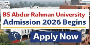 BS Abdur Rahman University Admission 2026 Begins @crescent.education; Apply Now
